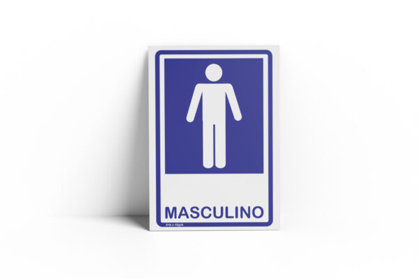 PLACA PARA BANHEIRO  10cm X 15cm X 2mm