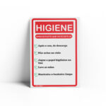 PLACA PARA BANHEIRO  10cm X 15cm X 2mm