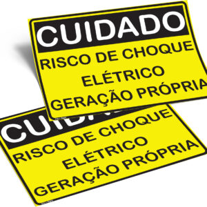 PLACA SEGURANÇA NO TRABALHO 18cm X 25cm X 2mm