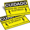 PLACA SEGURANÇA NO TRABALHO 18cm X 25cm X 2mm