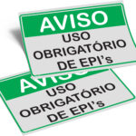 PLACA SEGURANÇA NO TRABALHO 20cm X 30cm X 2mm