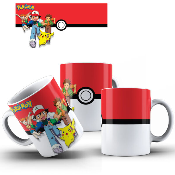 CANECA ASH KETCHUM E AMIGOS