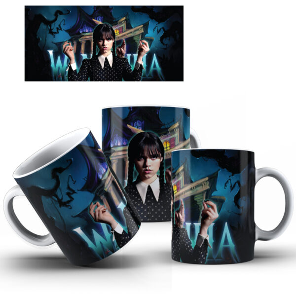 CANECA FAMÍLIA ADDAMS - WADNESDAY