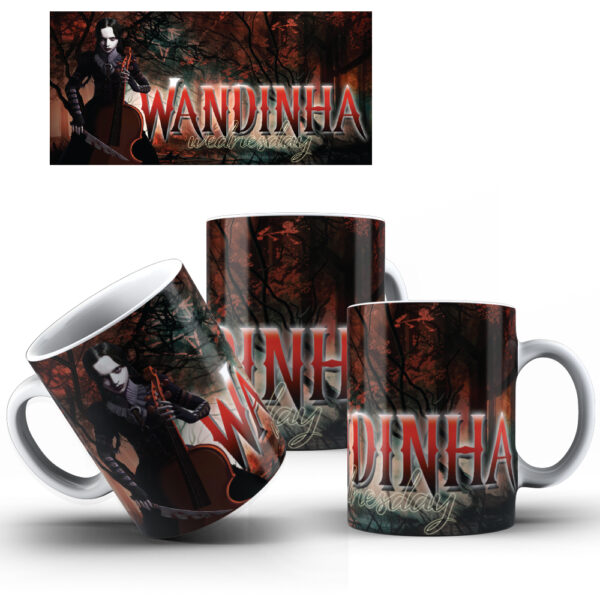 CANECA FAMÍLIA ADDAMS - WADNESDAY