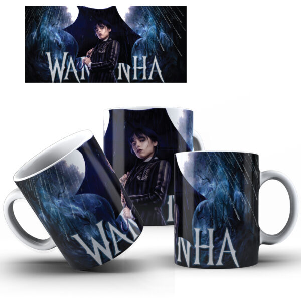 CANECA FAMÍLIA ADDAMS - WADNESDAY