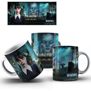 CANECA FAMÍLIA ADDAMS - WADNESDAY