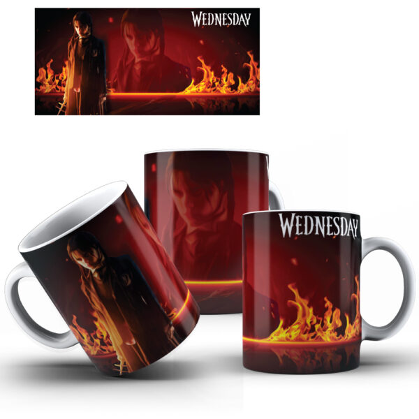 CANECA FAMÍLIA ADDAMS - WADNESDAY