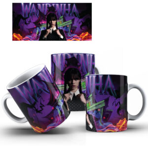 CANECA FAMÍLIA ADDAMS - WADNESDAY