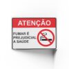 PROIBIDO FUMAR  25 cm X 18cm X 2mm