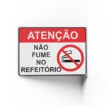 PROIBIDO FUMAR  25 cm X 18cm X 2mm
